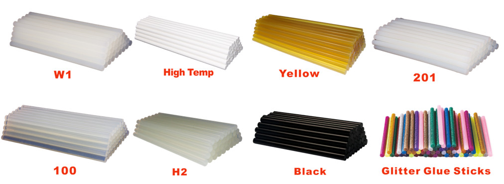 hot glue gun with glue sticks