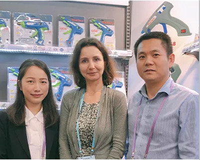 Exhibitions of hot melt glue gun and glue stick